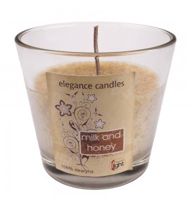Milk & Honey H-80 - STEARYNOWA świeca zapachowa