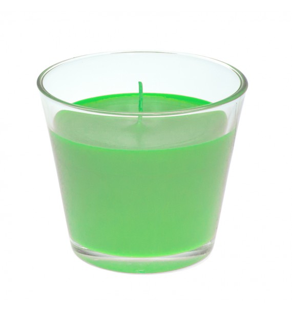 Green Apple H-100 - świeca zapachowa w szkle