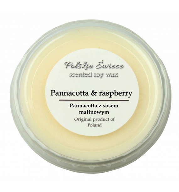 Pannacotta & Raspberry - wosk SOJOWY zapachowy 30g